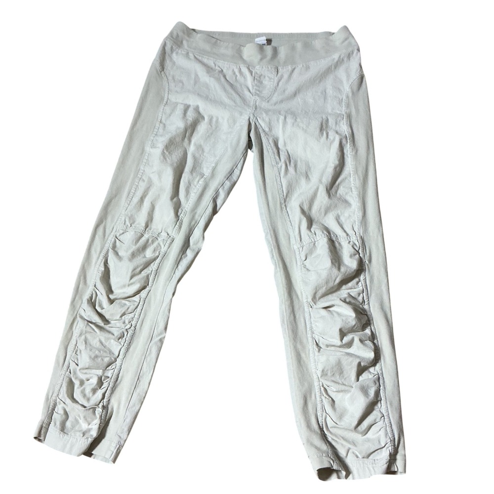 Wearables Gorpcore Ruched Granola Tapered Pants Stone Cotton 20987W Womens S